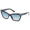 Image de Lunettes de Soleil - Guess - GU7840 - BLUE HAVANA/BLUE SHADED - Femme - Résine