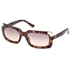 Image de Lunettes de soleil rectangulaires en acétate GU7841 pour femme-La Havane