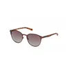 Image de Lunettes de Soleil Timberland TB9313 53/19/145 Matte dark brown Front metal circle galvan MAN TB9313
