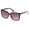 Image de Lunettes de soleil - Guess - 00099 - Couleur Havane foncé - Verres marron dégradé - Calibre 55