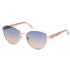 Image de Lunettes de Soleil Guess GU00101 55/17/140 Shiny rose gold Front metal circle galvan WOMAN GU00101