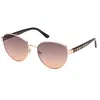 Image de Lunettes de Soleil Guess GU00101 55/17/140 GOLD/BROWN SHADED métal unisexe GU00101