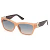 Image de Lunettes de Soleil Guess GU00105 56/15/140 57P shiny beige INJECTED SUNGLASSES WOMAN Guess GU00105 shiny beige Sun glasses 56 15 140