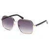 Image de Lunettes de Soleil Guess GU00107 58/16/140 05B shiny rose gold METAL SUNGLASSES WOMAN Guess GU00107 shiny rose gold Sun glasses 58