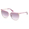 Image de Lunettes de Soleil Guess GU00132 58/13/140 83Z shiny rose gold METAL SUNGLASSES WOMAN Guess GU00132 shiny rose gold Sun glasses 58