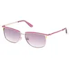 Image de Lunettes de Soleil - Guess - GU00133 - 83Z shiny rose gold - Métal - Femme