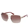 Image de Lunettes de Soleil Guess GU00159 63/17/130 32F shiny pale gold METAL SUNGLASSES WOMAN Guess GU00159 shiny pale gold Sun glasses 63