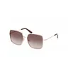 Image de Lunettes de Soleil Guess GU00194 58/17/140 Shiny rose gold Front metal circle galvan WOMAN GU00194