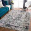 Image de LIVABLISS Tapis de Salon à Poils Courts Doux Abstrait Moderne LENA 160x220cm Multicolore/Gris