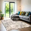 Image de LIVABLISS Tapis dExtérieur/Intérieur Abstrait Moderne LEILA 120x170cm Bleu/Gris