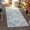 Image de LIVABLISS Tapis dExtérieur/Intérieur Vintage Oriental SELMA 80x220cm Bleu/Beige