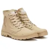 Image de Bottines Palladium Mono Chrome - Warm Sand - Homme - Toile - Pampa - Confort EVA
