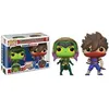 Image de 2 Figurines Funko Pop! Marvel VS Capcom : Gamora VS Strider
