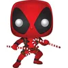 Image de FUNKO POP Marvel : Holiday - Deadpool w/ Candy Canes