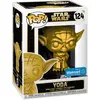 Image de Figurine Funko Pop - Star Wars Exclusivité Walmart N°124 - Yoda - Métallique Or (43018) en occasion ou reconditionné