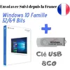 Image de Clé USB Bootable 8GO Windows 10 famille + Licence
