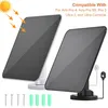 Image de 2PCS-Panneau solaire-pour camera de surveillance solaire Arlo Pro 4 Arlo Pro 5S Pro 3 Ultra 2 et Ultracâble de charge 3 mIP65