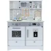 Image de Cuisine Enfant Multifonctionnelle 5 en 1 - 60x29x80.5cm - Bois - Blanc Cassé - Mixte