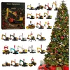Image de Calendrier De LAvent Engins De Chantier 2025 Noël Décoration Acrylique 24 Jours Surprise Calendrier De LAvent Construction Camion