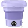 Image de Machine À Laver Portable Pliable Avec Essoreuse Automatique Mini Sous-Vêtements Chaussette Dortoir Machine À Laver 8L Eu