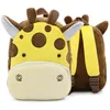 Image de Sac à Dos Cartoon Animal Cartable Sac décole Maternelle Animaux 3D Léger pour Enfant Fille Garçons Bébé 1~4 Ans Girafe