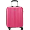 Image de David Jones - Valise Cabine Rigide Légère ABS - Bagage à Main Avion 55x40x20 - Trolley 4 Roues TSA - Voyage Ryanair Easyjet - Rose