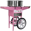 Image de Machine à barbe à papa professionnelle diamètre 52 cm avec chariot 3614071
