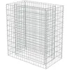 Image de Jardinière lit surélevé plantes fleurs jardin à gabion acier galvanisé 90 x 50 x 100