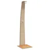 Image de Douche dextérieur beige 55 x 60 x 224 cm résine tressée bois acacia beige 02_0042032