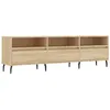 Image de Meuble TV - Chêne Sonoma - 150 x 30 x 445 cm - 6 Compartiments - Pieds en Fer - Design Contemporain