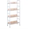 Image de Bibliothèque métallique vertical blanc chêne clair 19_0000396