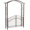 Image de Arche à rosiers - DÉCOSHOP26 - 10_0003942 - Fer - 220 cm de hauteur - Marron