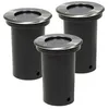 Image de Set de 3 spot extérieur encastrable rond luminaire décoration acier inoxydable 2402035