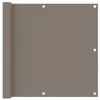 Image de Écran de balcon brise pare vue protection confidentialité 90 x 300 cm tissu oxford taupe