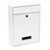 Image de Boite aux lettres design murale courrier acier galvanisé 215 x 9 x 32 cm blanc