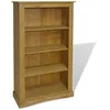 Image de Étagère armoire meuble design bibliothèque à 4 niveaux pin 150 cm marron 2702017/2