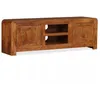 Image de Meuble tele buffet tv television design pratique bois massif avec finition en sesham 120 cm