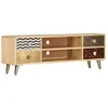 Image de Meuble télé buffet tv télévision design pratique 120 cm bois massif de manguier 2502285