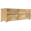 Image de Meuble télé buffet tv télévision design pratique bois massif de manguier 120 cm 2502171