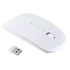 Image de Souris pour PC PACKARD BELL USB Sans Fil Ultra Plate Universelle Capteur Optique 3 Boutons Ordinateur (BLANC)