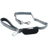Image de Laisse Confort Boucle Sécurité Auto I-DOG 100 cm Coloris Gris