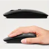 Image de Souris pour PC PACKARD BELL USB Sans Fil Ultra Plate Universelle Capteur Optique 3 Boutons Ordinateur (NOIR)