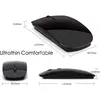 Image de Souris pour PC HP USB Sans Fil Ultra Plate Universelle Capteur Optique 3 Boutons Ordinateur (NOIR)