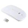 Image de Souris Ultra Plate pour MACBOOK Pro APPLE Sans Fil USB Universelle Capteur Optique 3 Boutons Couleur - Couleur:BLANC