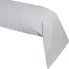 Image de Taie de traversin - Confort - Gris Perle - 100% Coton - 45x185 cm - OEKO-TEX