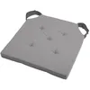 Image de Coussin de chaise gris et souris en coton 38 x 38 cm