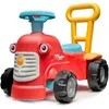 Image de Porteur tracteur Maurice - FALK - Volant directionnel Assise ouvrante - Fabriqué en France - 90% de plastique recyclé - Dès 12 mois