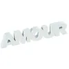 Image de AMOUR SUR TABLE - BLANC Blanc