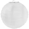 Image de Boule papier mariage 50cm blanc Lot de 1 lanterne 50cm blanche