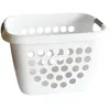 Image de Corbeille à linge bimatière 28L - blanc